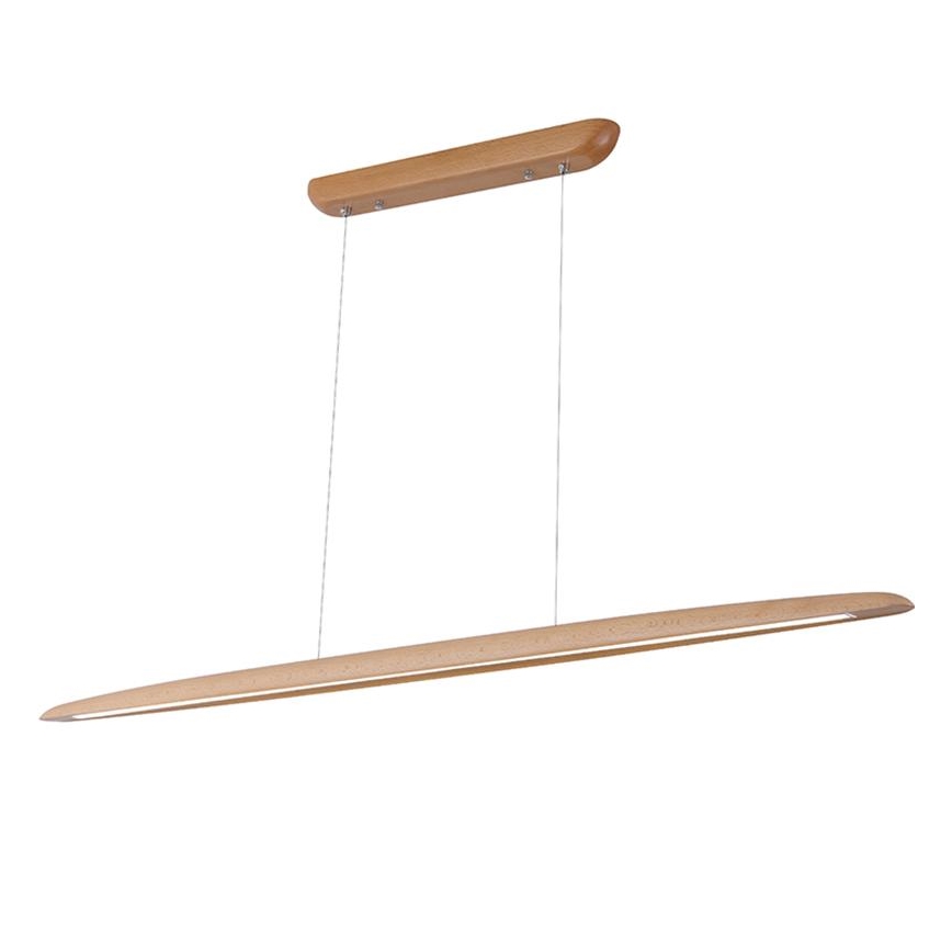 LED-kattokruunu johdossa LED/26W/230V 4000K 150 cm pyökki/massiivipuu