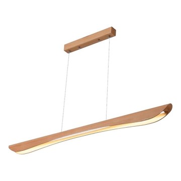 LED-kattokruunu johdossa LED/26W/230V 4000K 150 cm pyökki/massiivipuu