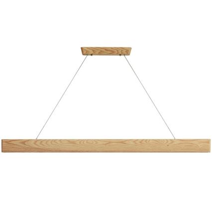 LED-kattokruunu johdossa LED/26W/230V 4000K 150 cm tuhka/massiivipuu
