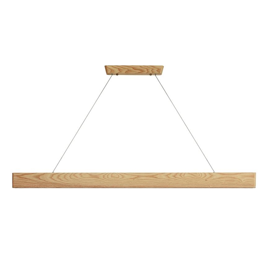 LED-kattokruunu johdossa LED/26W/230V 4000K 150 cm tuhka/massiivipuu