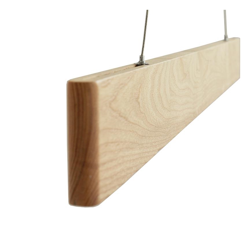 LED-kattokruunu johdossa LED/26W/230V 4000K 150 cm tuhka/massiivipuu