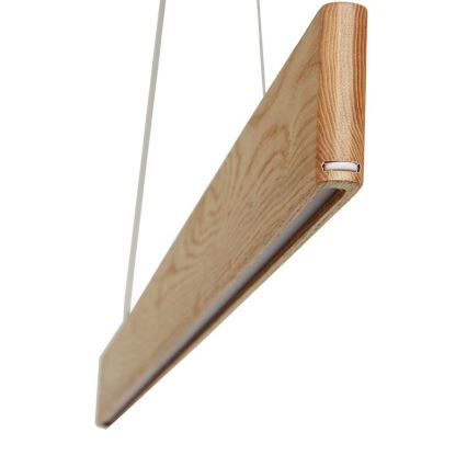 LED-kattokruunu johdossa LED/26W/230V 4000K 150 cm tuhka/massiivipuu