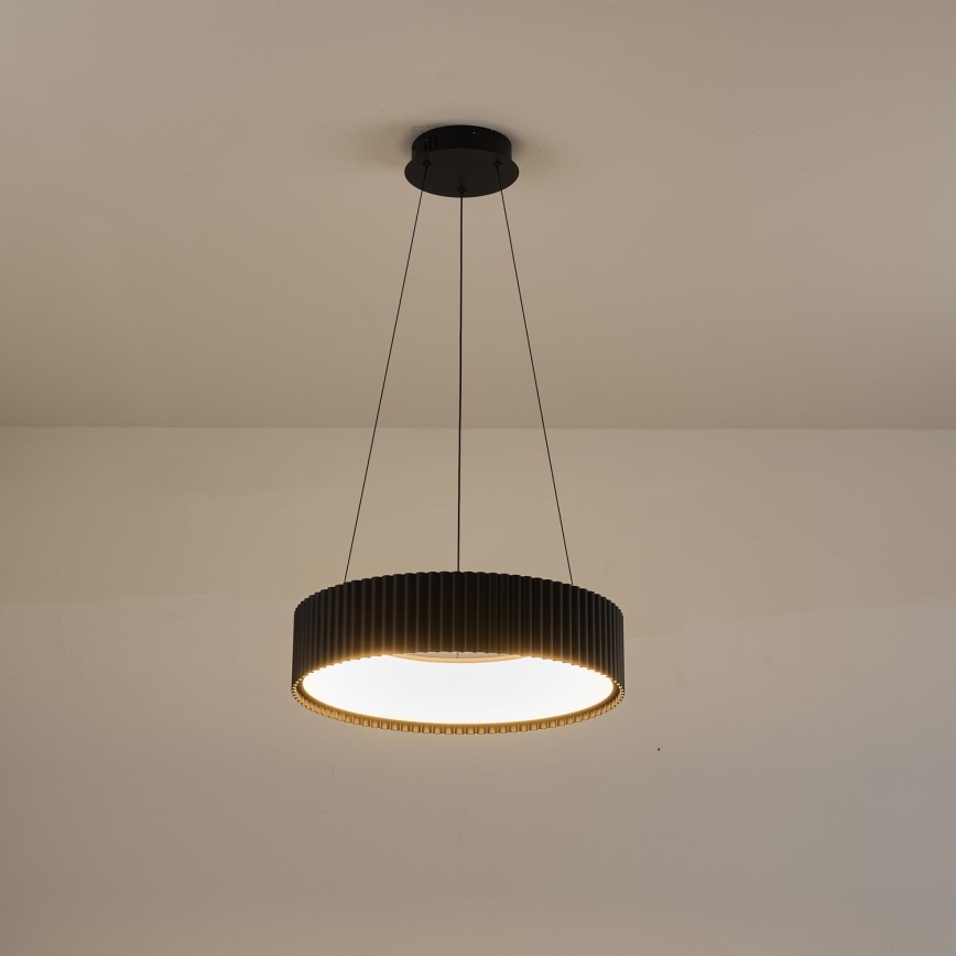 LED-kattokruunu johdossa LED/30W/230V 3000K musta