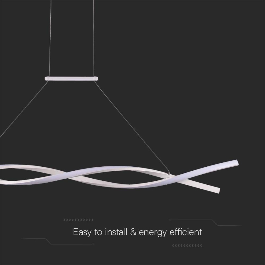 LED-kattokruunu johdossa LED/30W/230V 4000K valkoinen