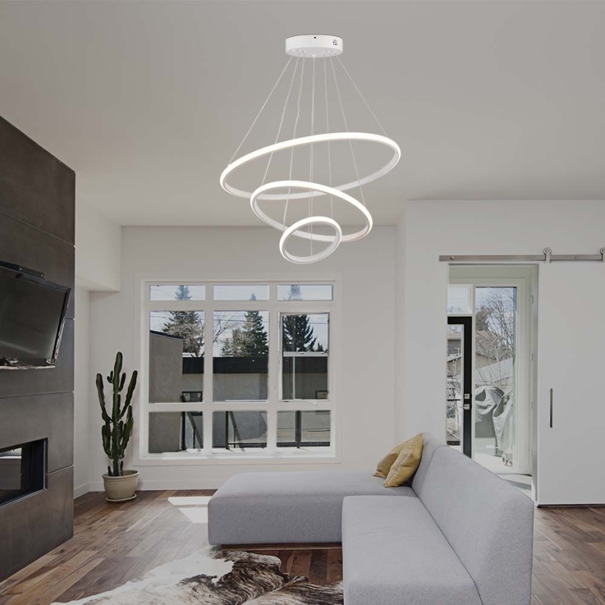 LED-kattokruunu johdossa LED/32W/230V 3000K valkoinen+