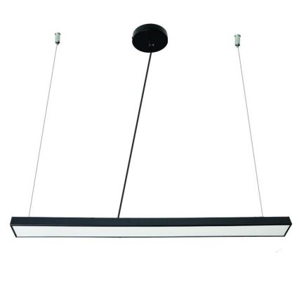 LED-kattokruunu johdossa LED/32W/230V 4000K halkaisija 120 cm musta