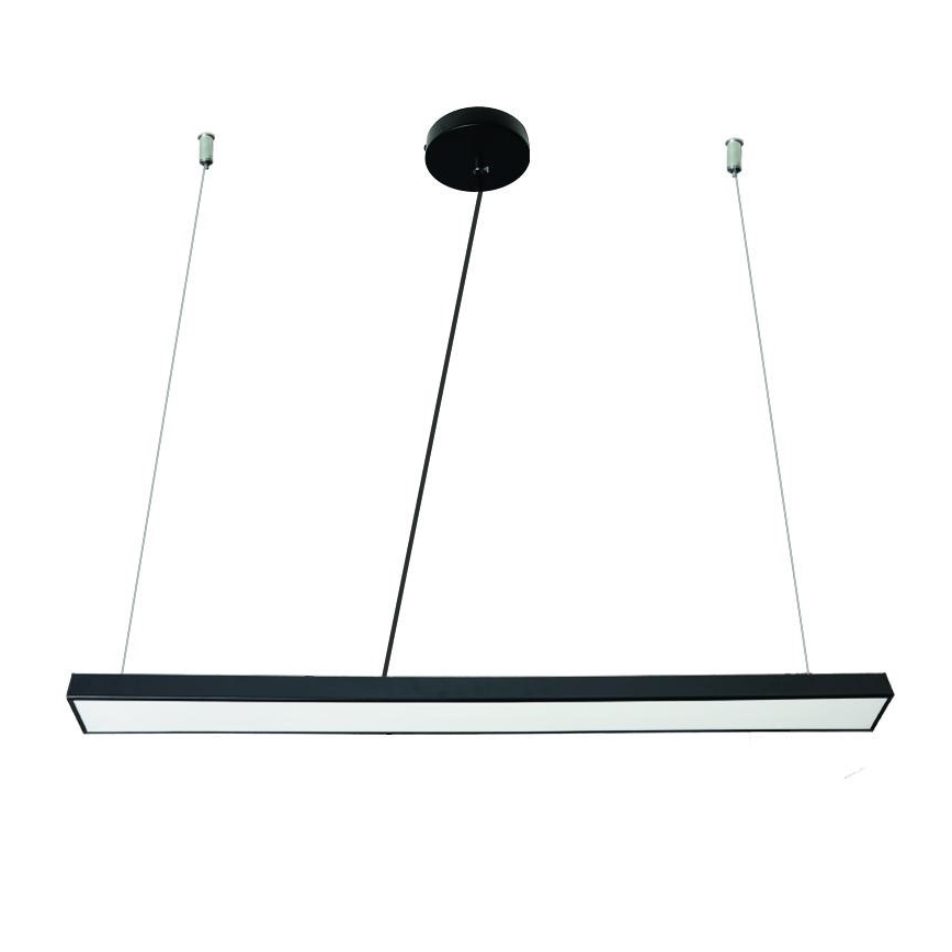 LED-kattokruunu johdossa LED/32W/230V 4000K halkaisija 120 cm musta