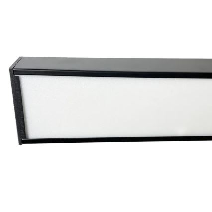 LED-kattokruunu johdossa LED/32W/230V 4000K halkaisija 120 cm musta