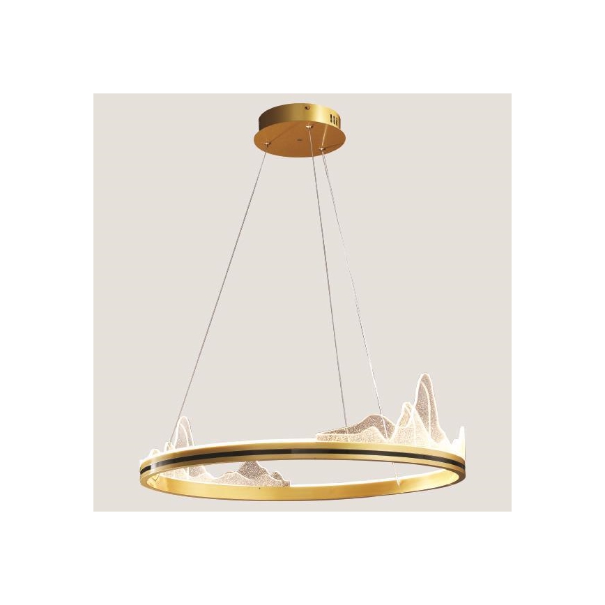 LED-kattokruunu johdossa LED/35W/230V 3000K kulta