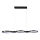 LED-kattokruunu johdossa LED/38W/230V 3000K musta