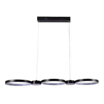 LED-kattokruunu johdossa LED/38W/230V 4000K musta