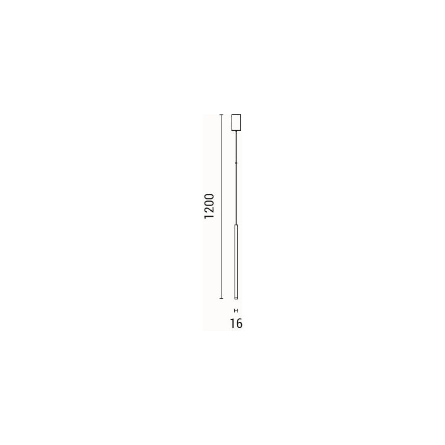 LED-kattokruunu johdossa LED/3W/230V 3000K halkaisija 6 cm