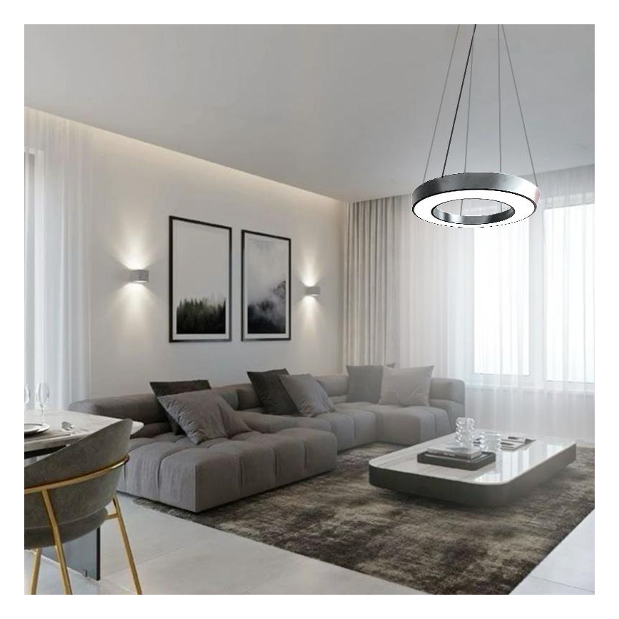 LED-kattokruunu johdossa LED/40W/230V 4000K halkaisija 80 cm