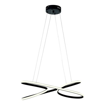 LED-kattokruunu johdossa LED/40W/230V 4000K musta