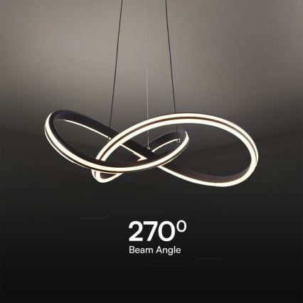 LED-kattokruunu johdossa LED/40W/230V 3000/4000/6400K
