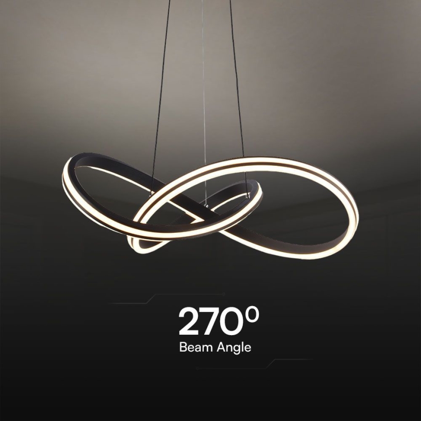 LED-kattokruunu johdossa LED/40W/230V 3000/4000/6400K