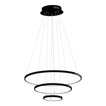 LED-kattokruunu johdossa LED/42W/230V 3000K musta