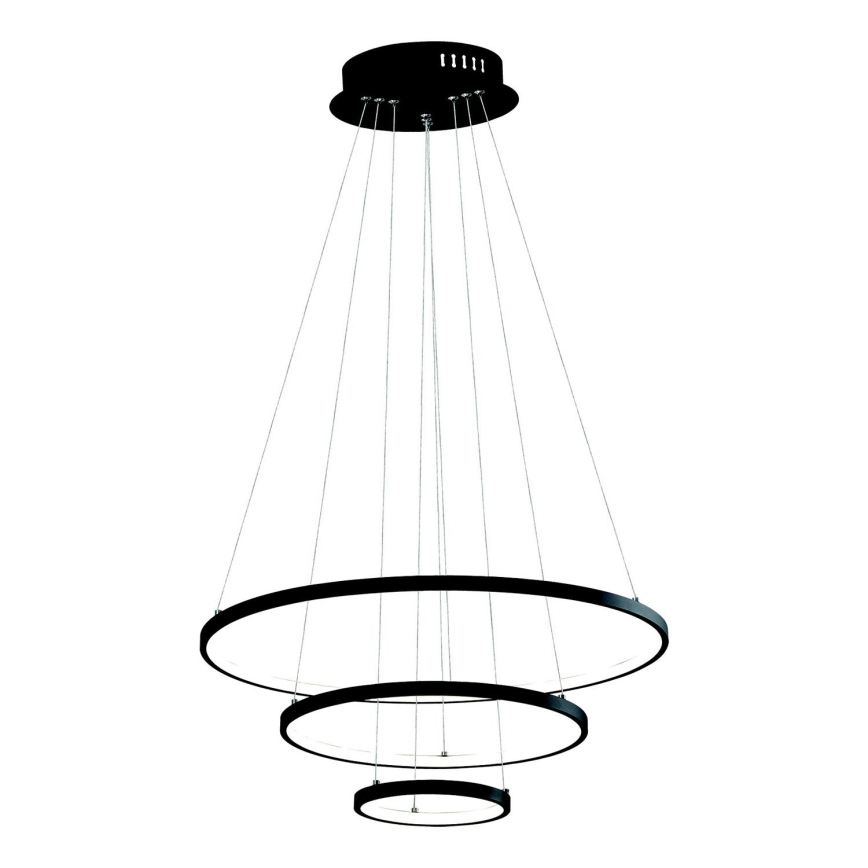 LED-kattokruunu johdossa LED/42W/230V 3000K musta
