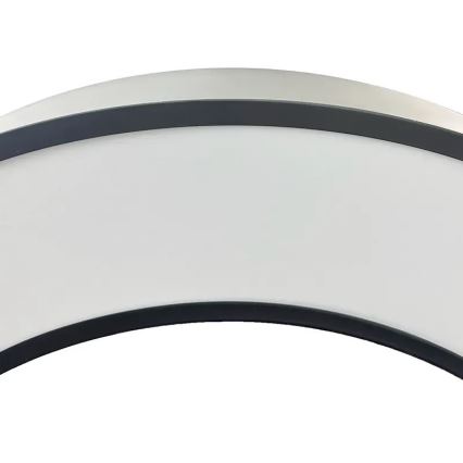 LED-kattokruunu johdossa LED/50W/230V 4000K halkaisija 100 cm musta