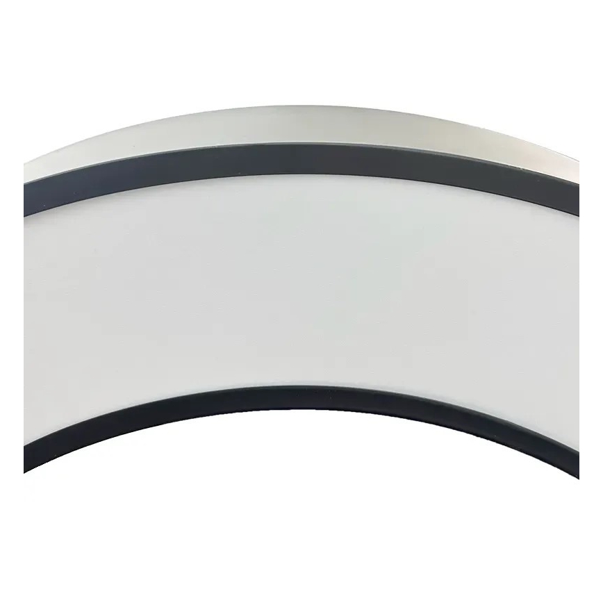LED-kattokruunu johdossa LED/50W/230V 4000K halkaisija 100 cm musta