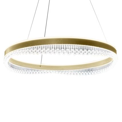LED-kattokruunu johdossa LED/52W/230V halkaisija 60 cm kulta