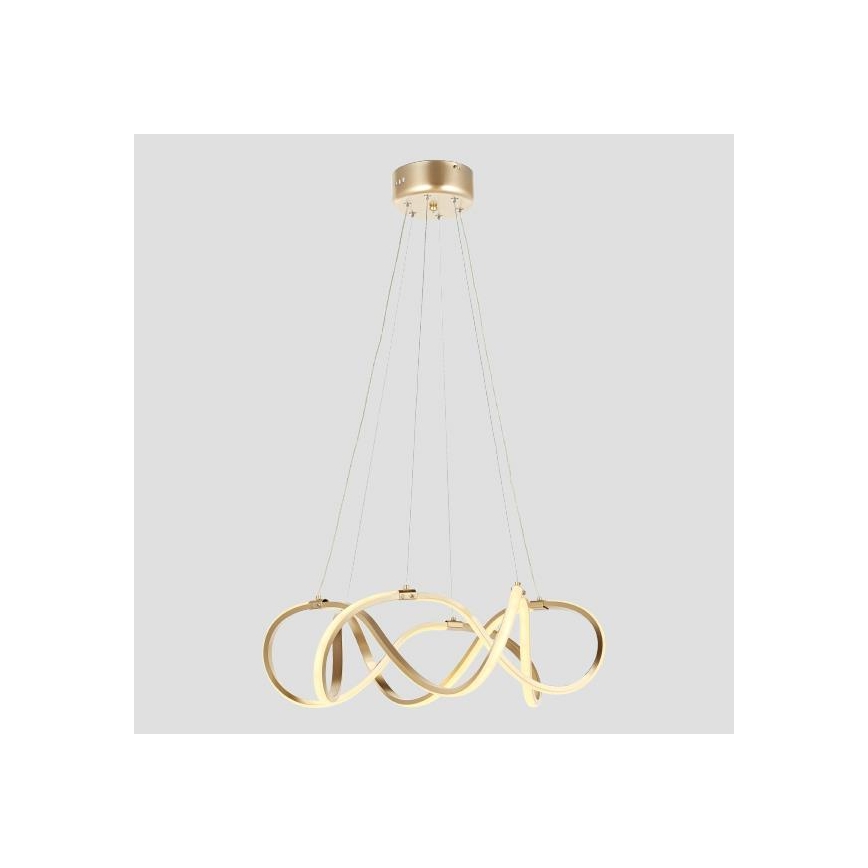 LED-kattokruunu johdossa LED/54W/230V 3000/4000/6000K kulta