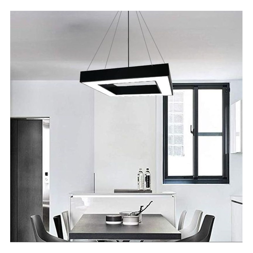 LED-kattokruunu johdossa LED/55W/230V 4000K 80x80 cm