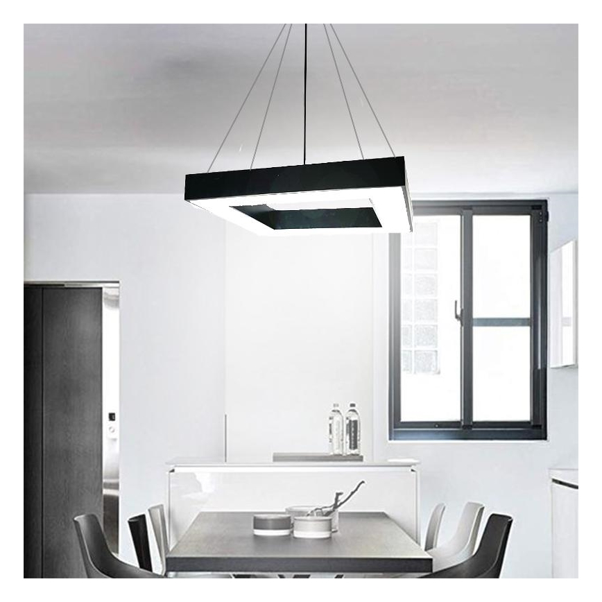 LED-kattokruunu johdossa LED/55W/230V 4000K 80x80 cm