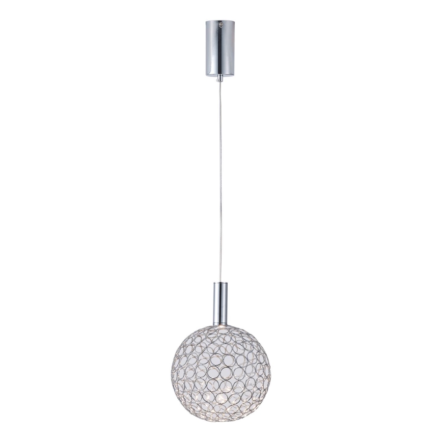 LED-kattokruunu johdossa LED/6,3W/230V 3000K kulta halkaisija 25 cm