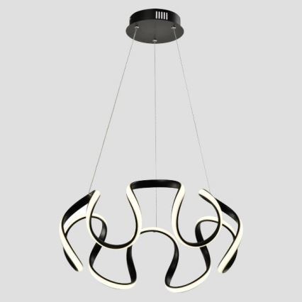 LED-kattokruunu johdossa LED/60W/230V 3000K musta