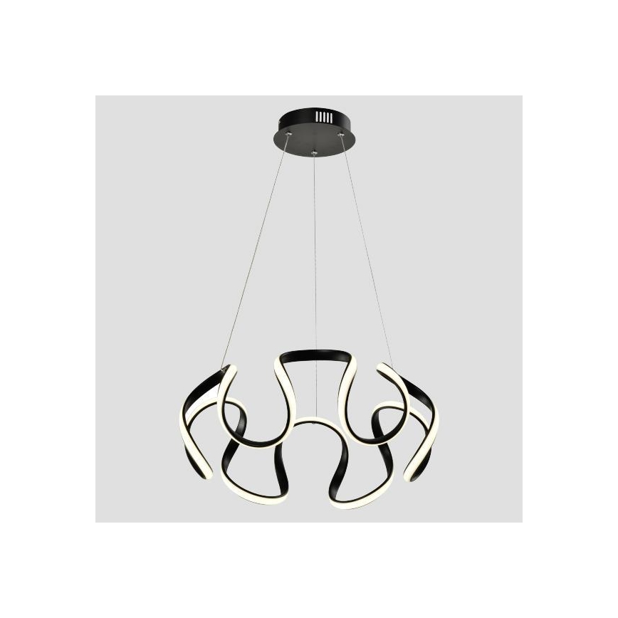 LED-kattokruunu johdossa LED/60W/230V 3000K musta