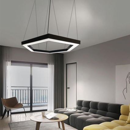 LED-kattokruunu johdossa LED/60W/230V 4000K halkaisija 120 cm