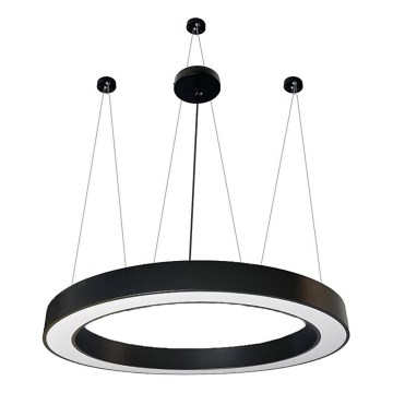 LED-kattokruunu johdossa LED/60W/230V 4000K halkaisija 120 cm musta