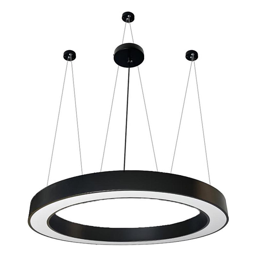 LED-kattokruunu johdossa LED/60W/230V 4000K halkaisija 120 cm musta