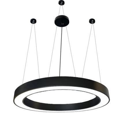 LED-kattokruunu johdossa LED/60W/230V 4000K halkaisija 120 cm musta