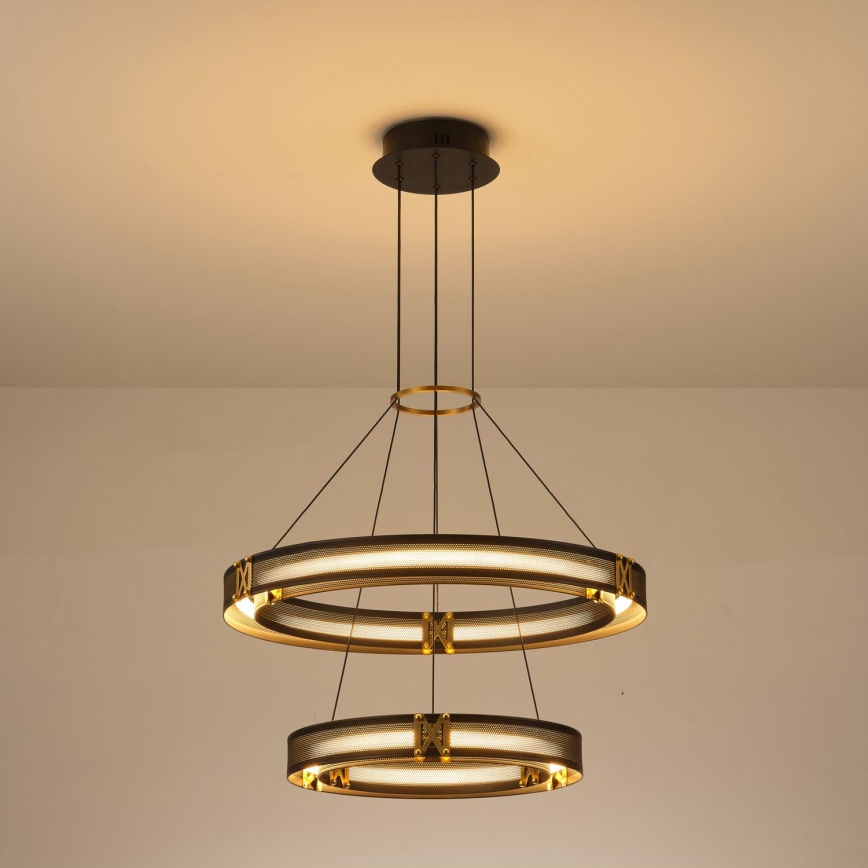 LED-kattokruunu johdossa LED/62W/230V 3000K 62x120 cm