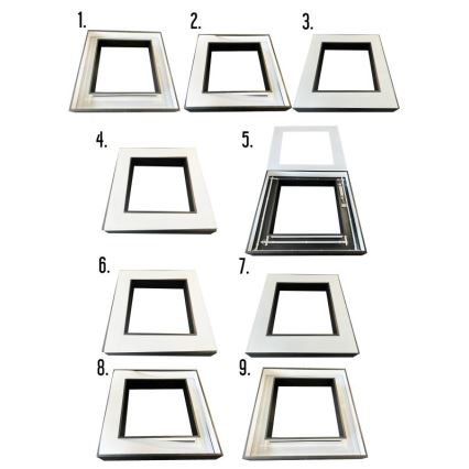 LED-kattokruunu johdossa LED/70W/230V 4000K 100x100 cm musta
