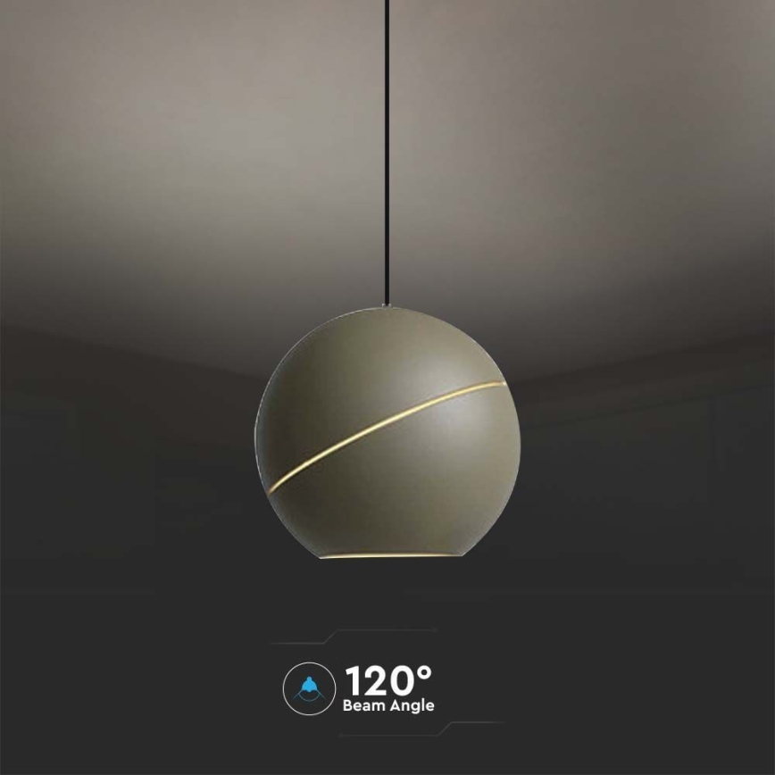 LED-kattokruunu johdossa LED/8,5W/230V 3000K kulta