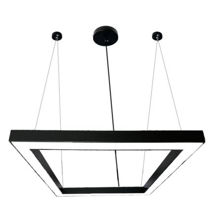 LED-kattokruunu johdossa LED/80W/230V 4000K 120x120 cm musta