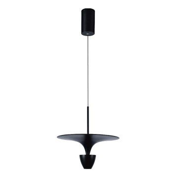 LED-kattokruunu johdossa LED/9W/230V 3000K musta