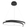 LED-kattokruunu johdossa LORENZO LED/35W/230V musta
