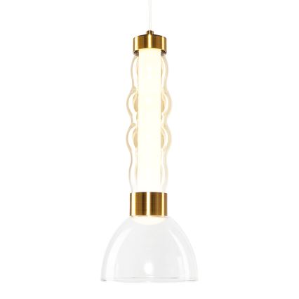 LED-kattokruunu johdossa LUCCO LED/13W/230V halkaisija 15 cm kulta