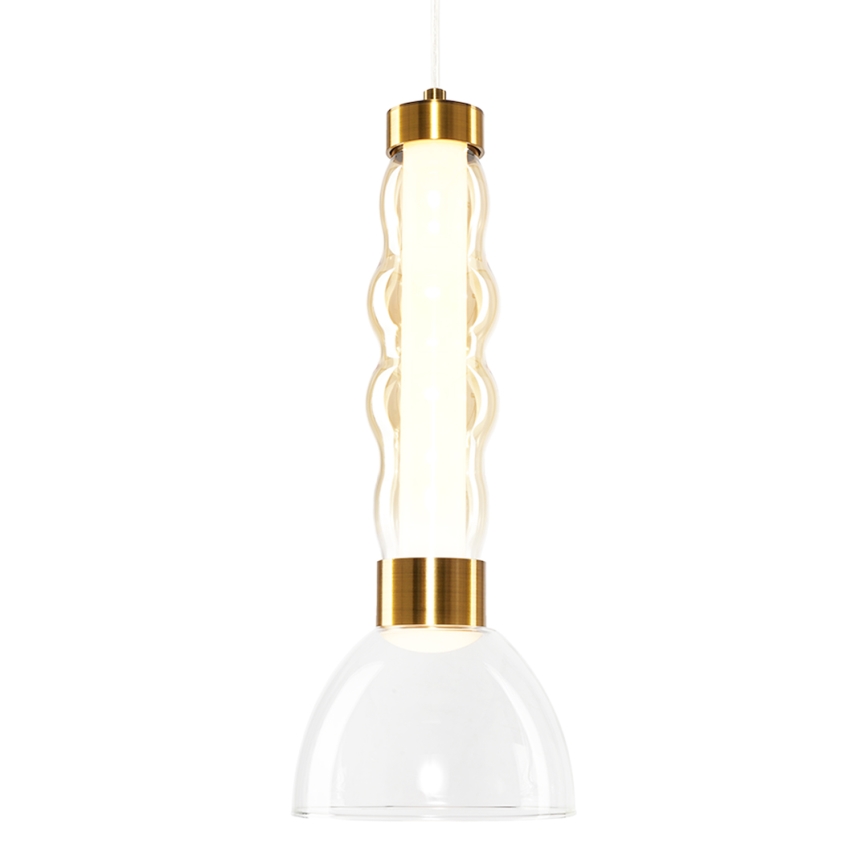 LED-kattokruunu johdossa LUCCO LED/13W/230V halkaisija 15 cm kulta
