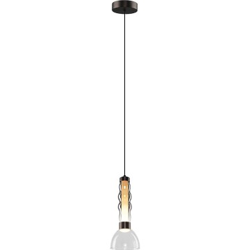 LED-kattokruunu johdossa LUCCO LED/13W/230V halkaisija 15 cm savuinen
