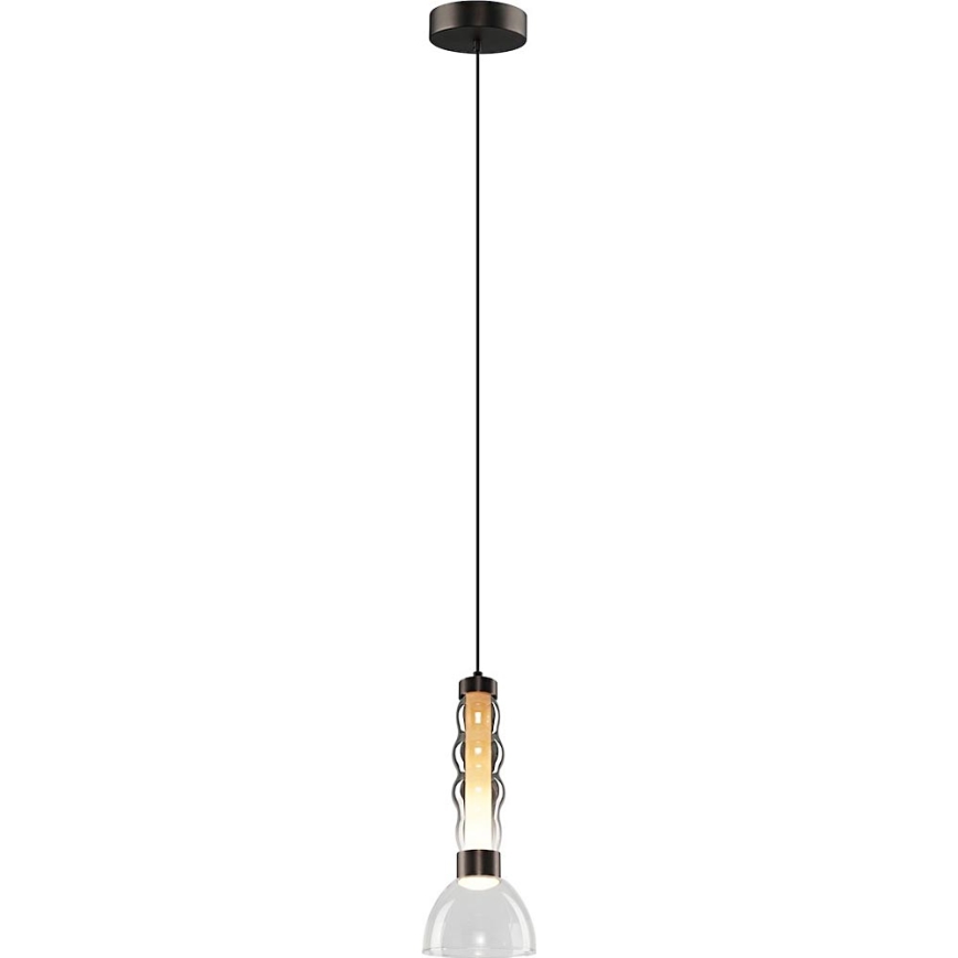 LED-kattokruunu johdossa LUCCO LED/13W/230V halkaisija 15 cm savuinen