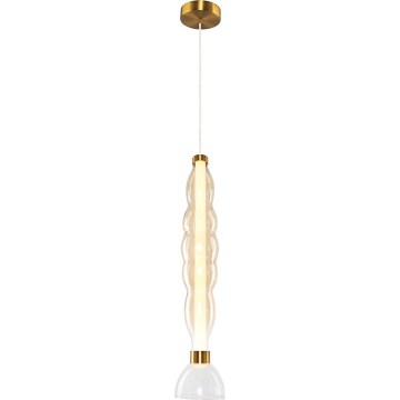 LED-kattokruunu johdossa LUCCO LED/18W/230V halkaisija 15 cm kulta