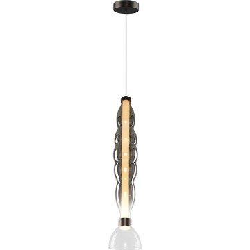 LED-kattokruunu johdossa LUCCO LED/18W/230V halkaisija 15 cm savuinen