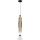 LED-kattokruunu johdossa LUCCO LED/18W/230V halkaisija 15 cm savuinen