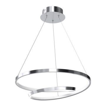 LED-kattokruunu johdossa LUCERO LED/48W/230V kiiltävä kromi