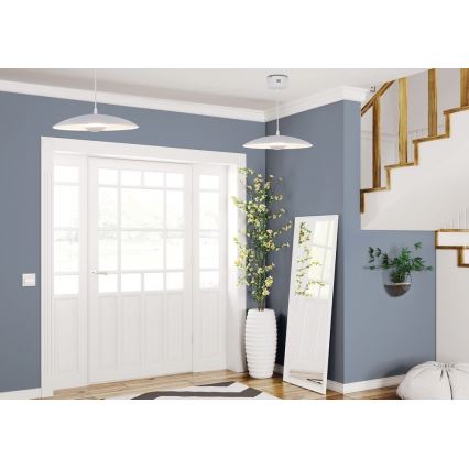 LED-kattokruunu johdossa LUND LED/10W/230V valkoinen